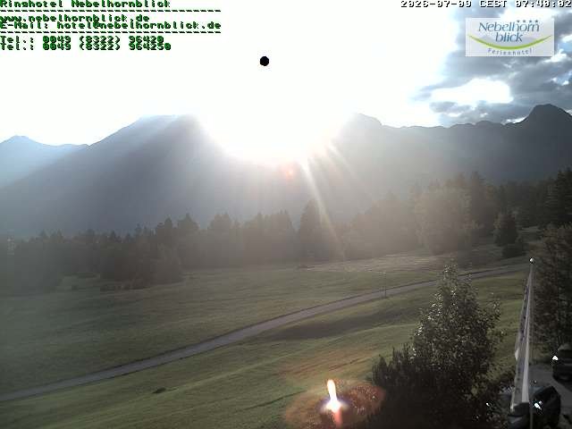 Archiv Foto Webcam Nebelhornblick