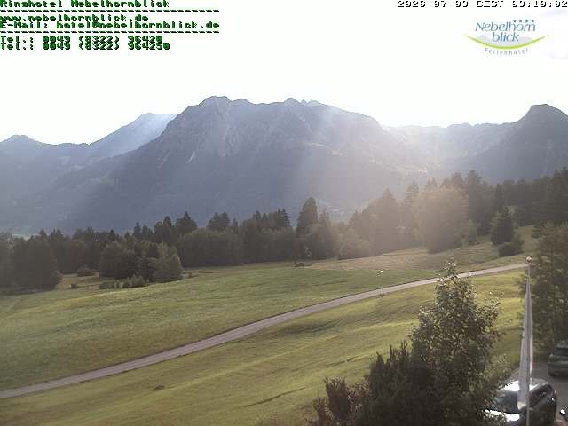 Archiv Foto Webcam Nebelhornblick