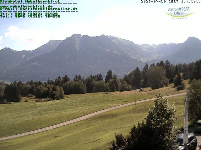 Archiv Foto Webcam Nebelhornblick
