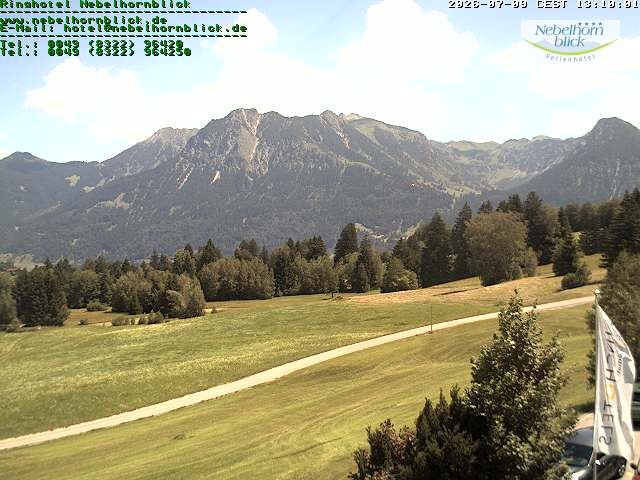 Archiv Foto Webcam Nebelhornblick