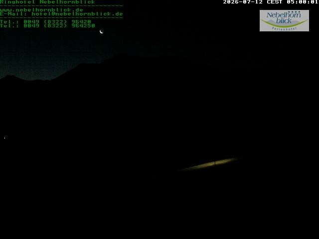 Archiv Foto Webcam Nebelhornblick