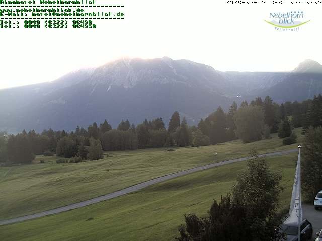 Archiv Foto Webcam Nebelhornblick