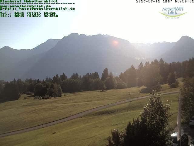 Archiv Foto Webcam Nebelhornblick