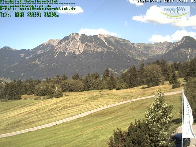 Archiv Foto Webcam Nebelhornblick