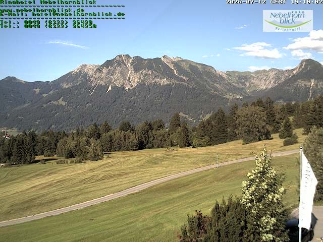 Archiv Foto Webcam Nebelhornblick