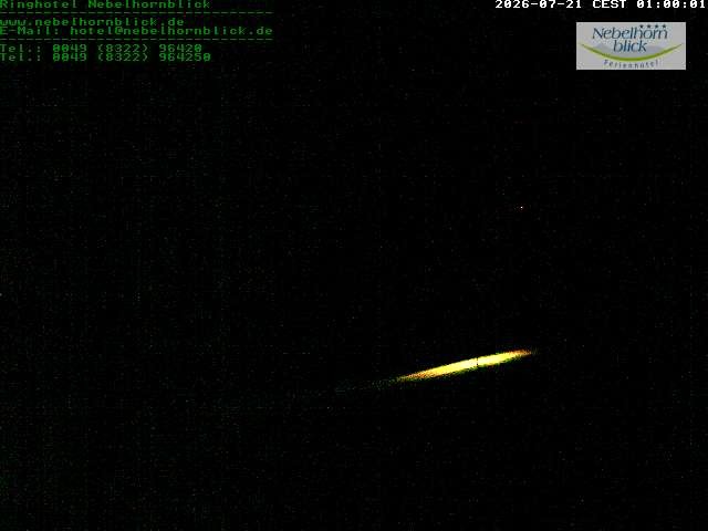 Archiv Foto Webcam Nebelhornblick