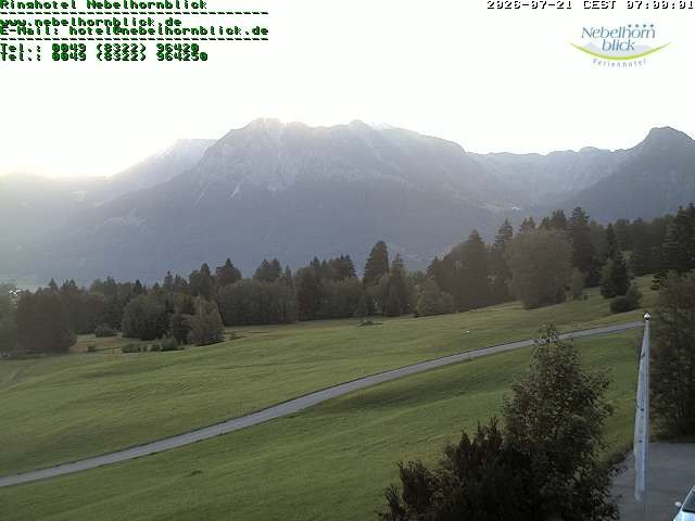 Archiv Foto Webcam Nebelhornblick