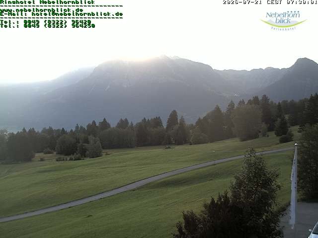 Archiv Foto Webcam Nebelhornblick
