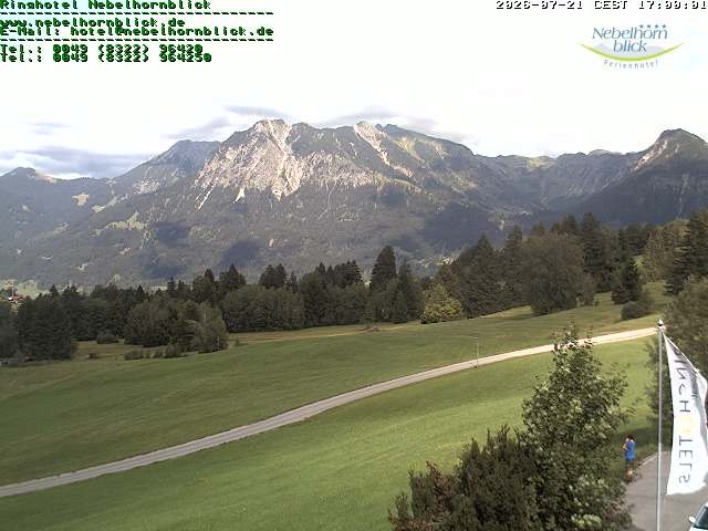 Archiv Foto Webcam Nebelhornblick