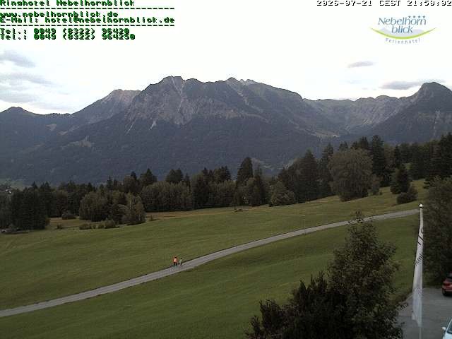 Archiv Foto Webcam Nebelhornblick