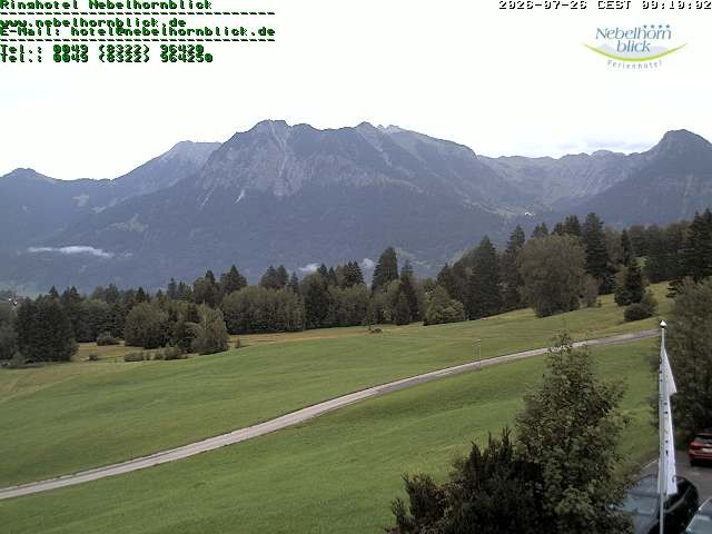 Archiv Foto Webcam Nebelhornblick