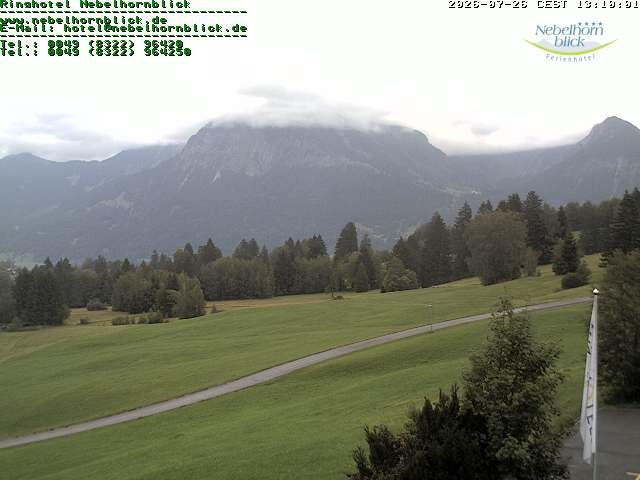 Archiv Foto Webcam Nebelhornblick