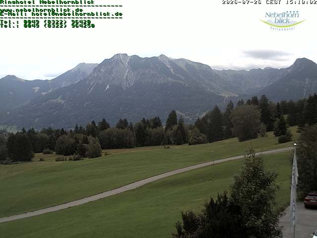 Archiv Foto Webcam Nebelhornblick