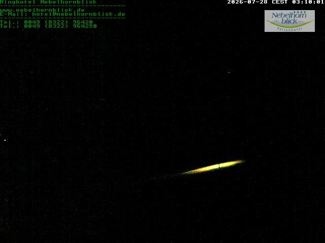 Archiv Foto Webcam Nebelhornblick