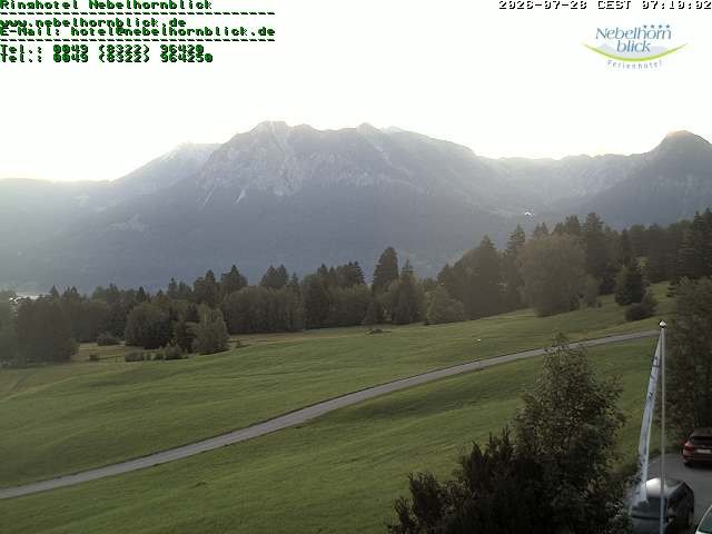 Archiv Foto Webcam Nebelhornblick