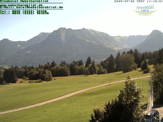 Archiv Foto Webcam Nebelhornblick
