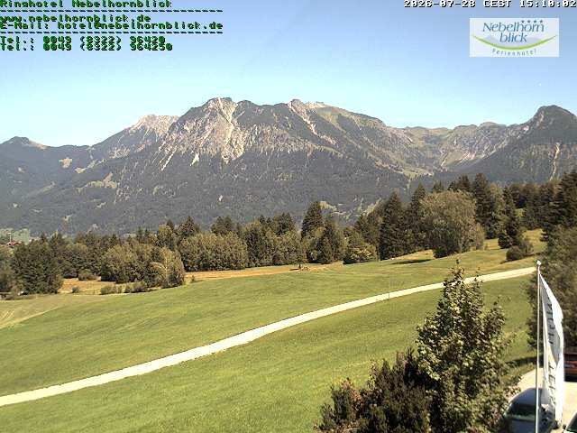 Archiv Foto Webcam Nebelhornblick