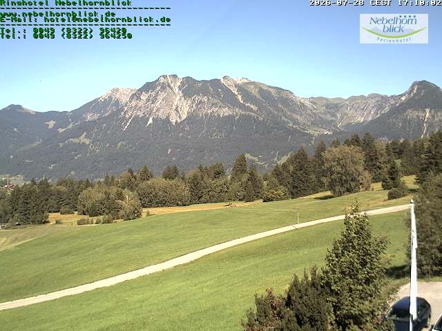 Archiv Foto Webcam Nebelhornblick