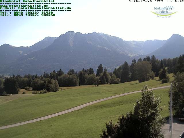 Archiv Foto Webcam Nebelhornblick