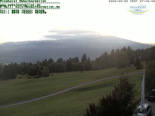 Archiv Foto Webcam Nebelhornblick