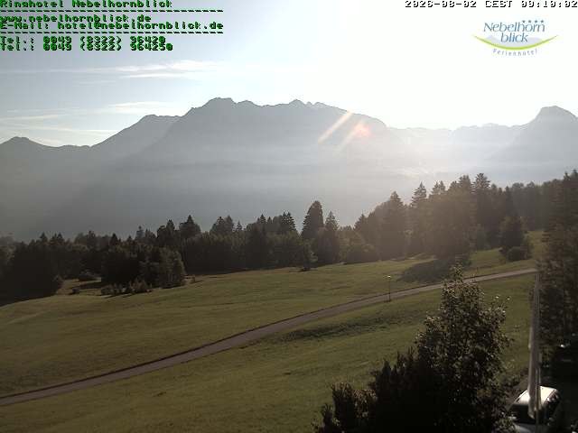 Archiv Foto Webcam Nebelhornblick
