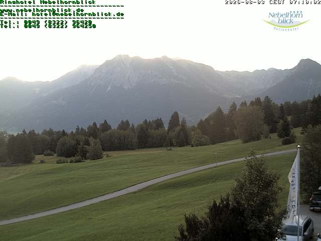 Archiv Foto Webcam Nebelhornblick