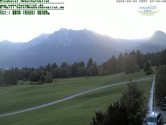 Archiv Foto Webcam Nebelhornblick