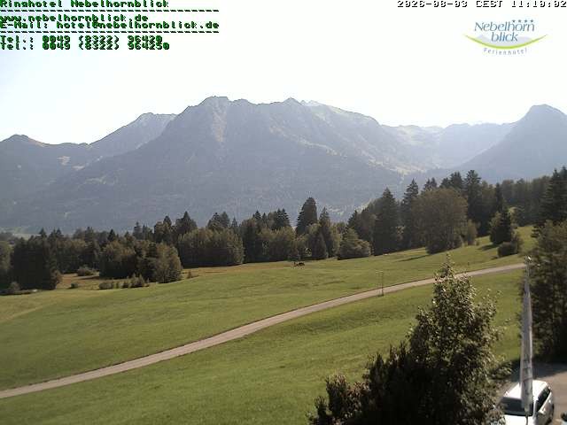Archiv Foto Webcam Nebelhornblick