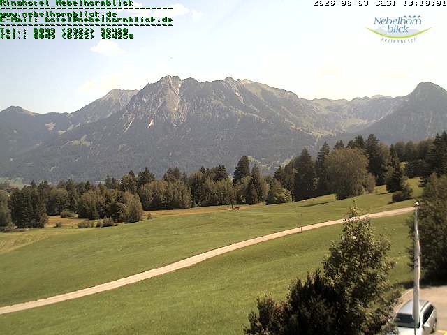 Archiv Foto Webcam Nebelhornblick