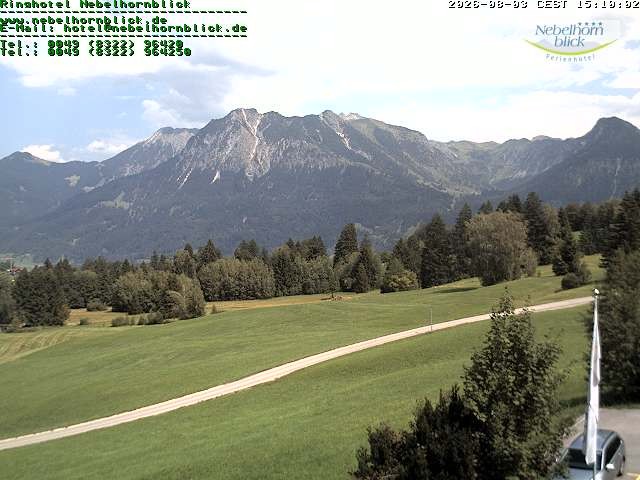 Archiv Foto Webcam Nebelhornblick