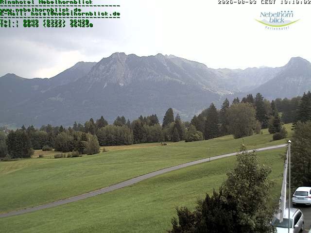 Archiv Foto Webcam Nebelhornblick