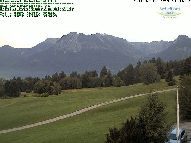 Archiv Foto Webcam Nebelhornblick