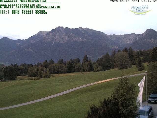 Archiv Foto Webcam Nebelhornblick