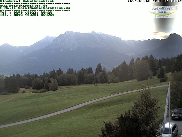 Archiv Foto Webcam Nebelhornblick