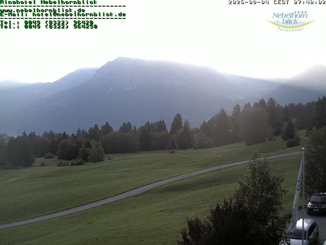 Archiv Foto Webcam Nebelhornblick