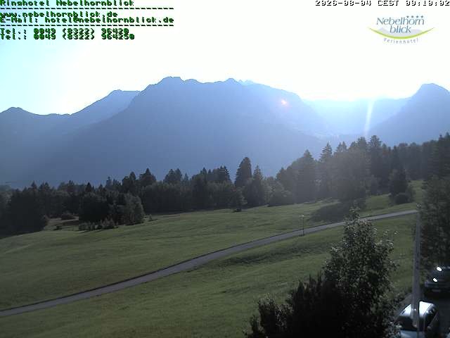 Archiv Foto Webcam Nebelhornblick