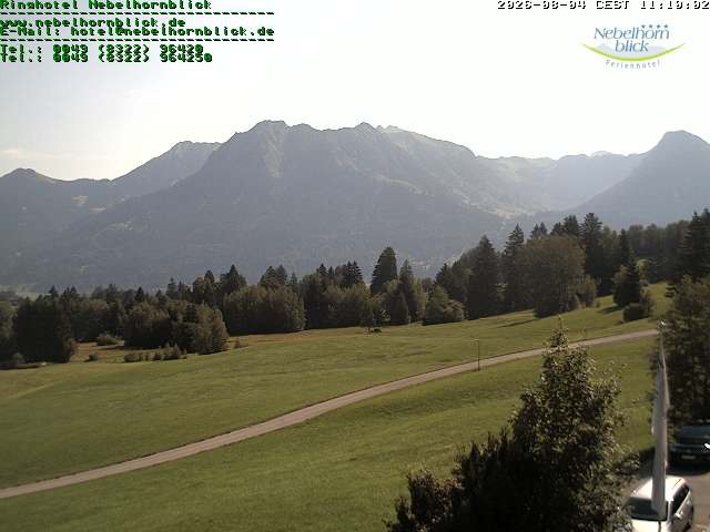 Archiv Foto Webcam Nebelhornblick