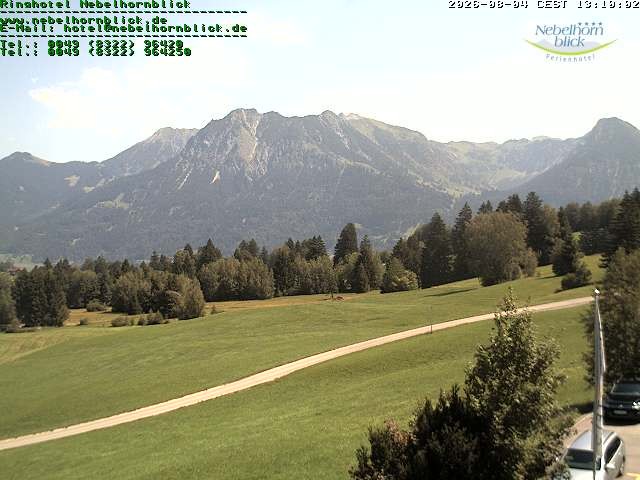 Archiv Foto Webcam Nebelhornblick