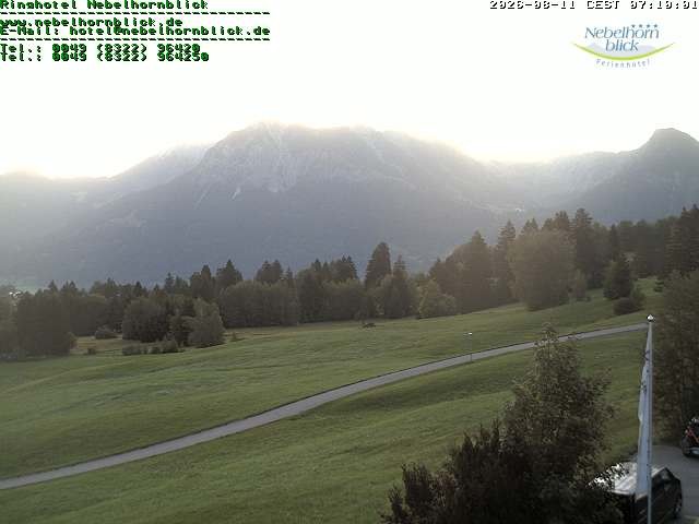 Archiv Foto Webcam Nebelhornblick