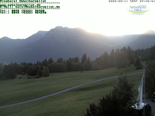 Archiv Foto Webcam Nebelhornblick