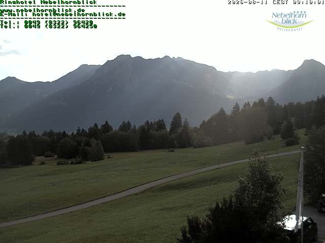 Archiv Foto Webcam Nebelhornblick