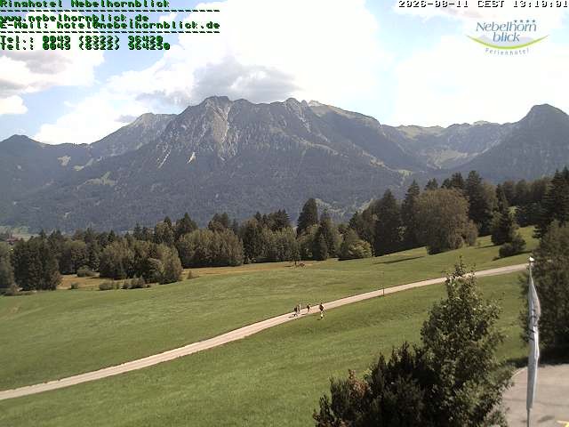 Archiv Foto Webcam Nebelhornblick