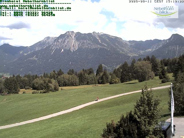 Archiv Foto Webcam Nebelhornblick