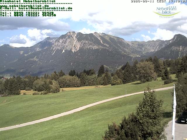Archiv Foto Webcam Nebelhornblick