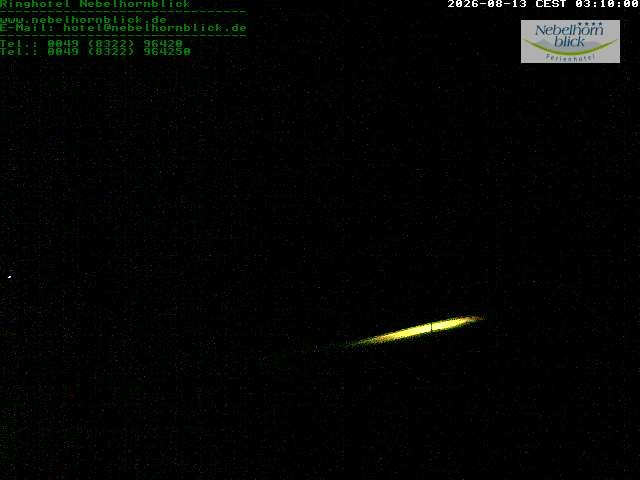 Archiv Foto Webcam Nebelhornblick
