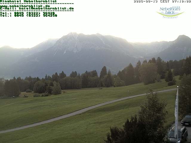 Archiv Foto Webcam Nebelhornblick
