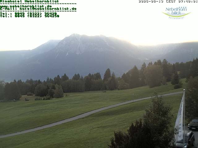Archiv Foto Webcam Nebelhornblick