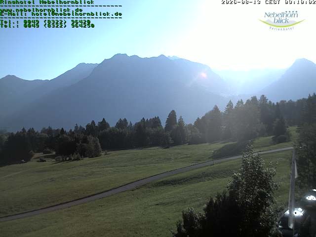Archiv Foto Webcam Nebelhornblick
