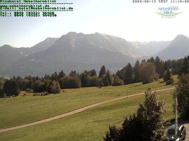 Archiv Foto Webcam Nebelhornblick