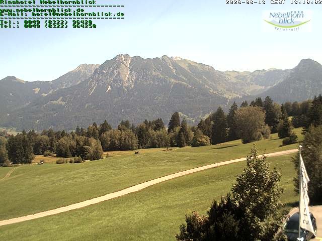 Archiv Foto Webcam Nebelhornblick